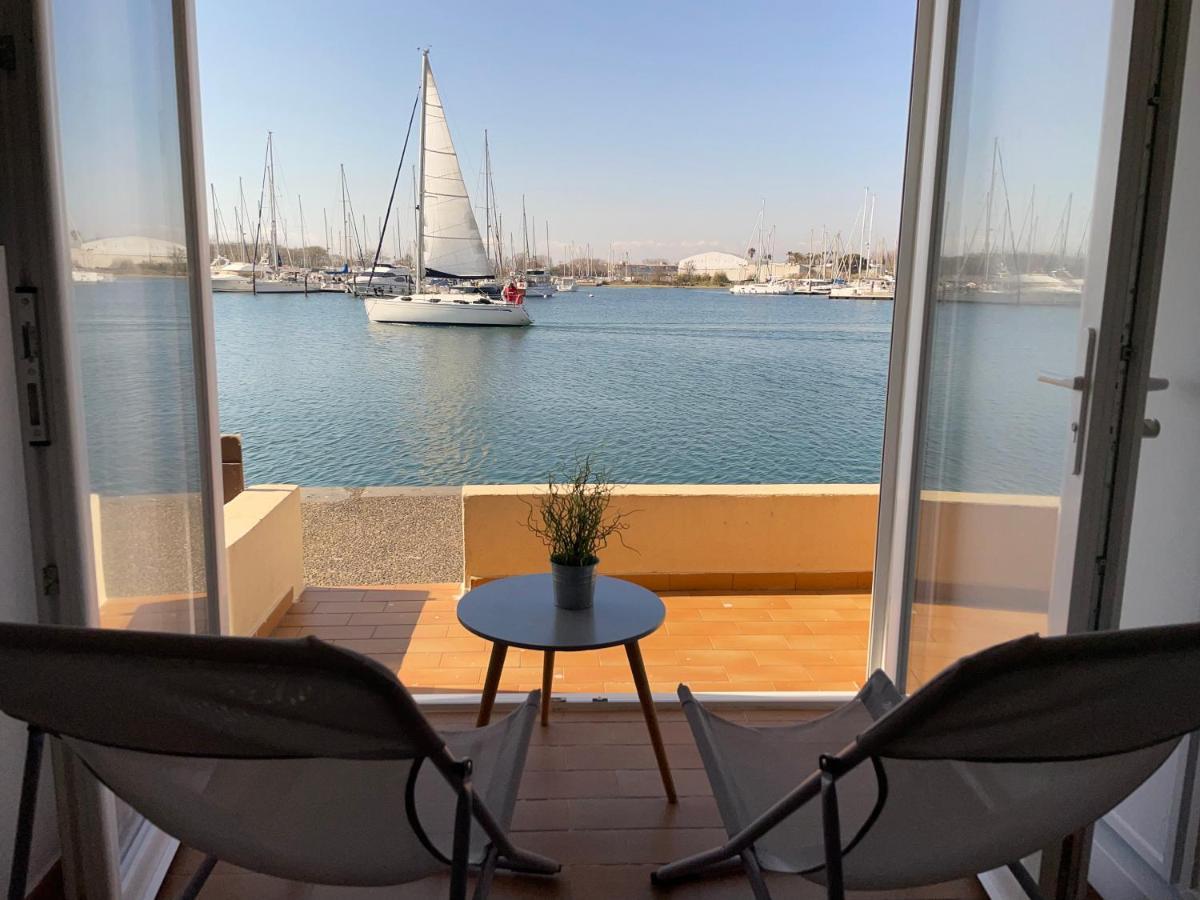 Studio - Les Pieds Dans L'Eau Agreable En Toutes Saisons 4 Couchages - Climatisation - Parking Prive - Piscine Sur Mer - Vue Magnifique Et Rare - Situation Optimum - Les Argonautes - Ile Des Pecheurs - Cap D'Agde Zewnętrze zdjęcie