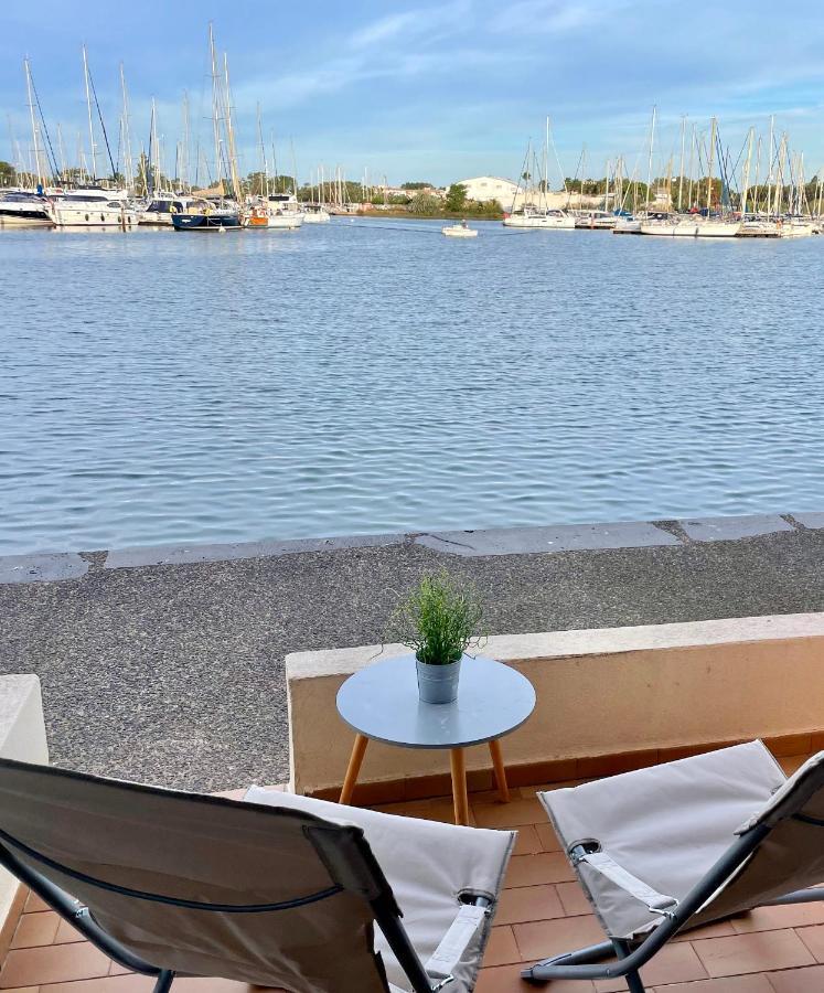Studio - Les Pieds Dans L'Eau Agreable En Toutes Saisons 4 Couchages - Climatisation - Parking Prive - Piscine Sur Mer - Vue Magnifique Et Rare - Situation Optimum - Les Argonautes - Ile Des Pecheurs - Cap D'Agde Zewnętrze zdjęcie